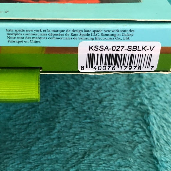 Kate Spade NY NEW “Live Colorfully” Collection Galaxy Note7 Wrap Case - Picture 9 of 9